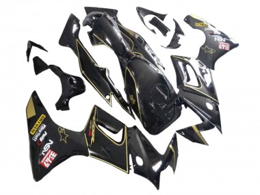 Wholesale 2002-2006 Honda CBR125R Motorcycle Fairings - Glossy Black Gold Canada