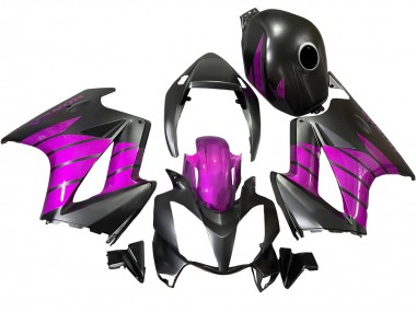 Wholesale 2002-2013 Honda VFR 800 Motorcycle Fairings - Purple Matte Black Canada