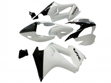 Wholesale 2002-2013 Honda VFR 800 Motorcycle Fairings - Pearl White Glossy Black Decal Canada