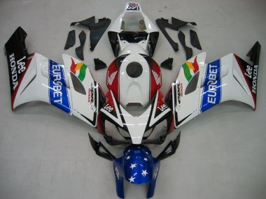 Wholesale 2004-2005 Honda CBR1000RR Motorcycle Fairings - White Blue Red Glossy Black Star EuroBet Lee Canada