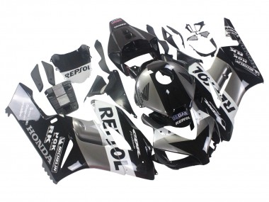 Wholesale 2004-2005 Honda CBR1000RR Motorcycle Fairing Kits - Silver White Glossy Black Repsol Canada