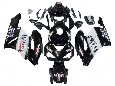 Wholesale 2004-2005 Honda CBR1000RR Motorcycle Fairings - Glossy Black White West Canada