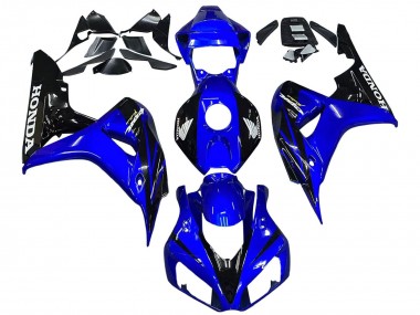Wholesale 2006-2007 Honda CBR1000RR Motorcycle Fairings - Blue Glossy Black Canada