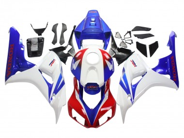 Wholesale 2006-2007 Honda CBR1000RR Motorcycle Fairing - White Red Blue HRC Canada