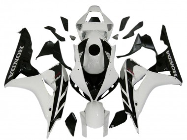 Wholesale 2006-2007 Honda CBR1000RR Motorcycle Fairing Kits - White Glossy Black Canada