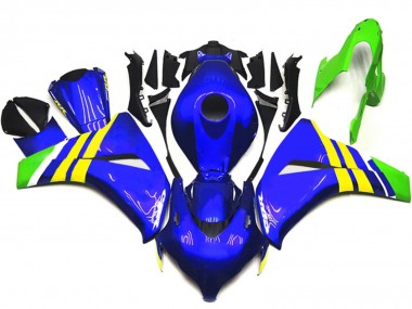 Wholesale 2008-2011 Honda CBR1000RR Motorcycle Fairings - Blue Yellow White Green Canada