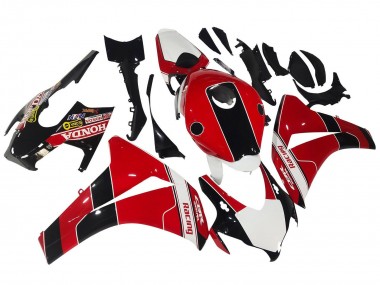 Wholesale 2008-2011 Honda CBR1000RR Motorcycle Fairings - Red White Glossy Black Racing Canada