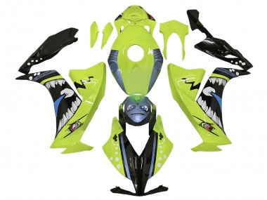 Wholesale 2012-2016 Honda CBR1000RR Motorcycle Fairings - Light Green Blue Glossy Black Shark Canada