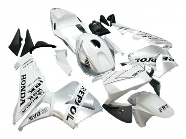 Wholesale 2003-2004 Honda CBR600RR Motorcycle Fairings - White Silver Black Repsol Canada