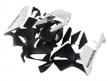 Wholesale 2003-2004 Honda CBR600RR Motorcycle Fairings - White Matte Black Canada