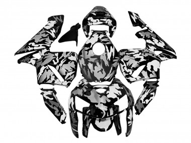 Wholesale 2005-2006 Honda CBR600RR Motorcycle Fairings - Black White Grey Camouflage Canada