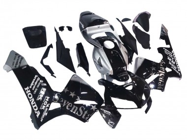 Wholesale 2005-2006 Honda CBR600RR Motorcycle Fairings - Black Silver SevenStars Canada