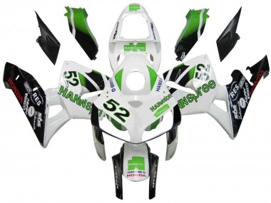 Wholesale 2005-2006 Honda CBR600RR Motorcycle Fairings - Green White Black hannspree 52 Canada