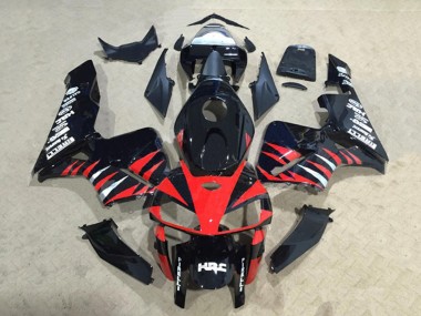Wholesale 2005-2006 Honda CBR600RR Motorcycle Fairings - Glossy Black Red White HRC Canada