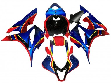Wholesale 2007-2008 Honda CBR600RR Motorcycle Fairings - Blue Red Yellow Glossy Black Canada