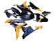 2007-2008 Honda CBR600RR Motorcycle Fairings - Orange Dark Blue Trick Star 06 Canada