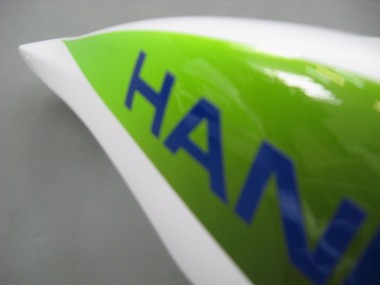 Wholesale 2007-2008 Honda CBR600RR Motorcycle Fairings - White Green Yellow Glossy Black Hannspree Canada