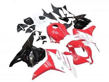 Wholesale 2009-2012 Honda CBR600RR Motorcycle Fairing Kits - White Red Glossy Black Canada