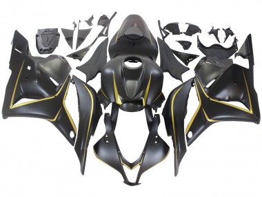 Wholesale 2009-2012 Honda CBR600RR Motorcycle Fairings - Matte Black Gold Canada