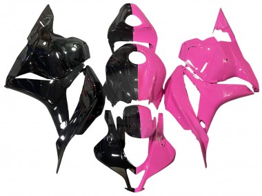 Wholesale 2009-2012 Honda CBR600RR Motorcycle Fairings - Pink Glossy Black Split Canada