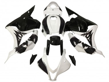 Wholesale 2009-2012 Honda CBR600RR Motorcycle Fairing - White Glossy Black Canada