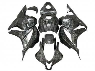 Wholesale 2009-2012 Honda CBR600RR Motorcycle Fairings - Black Forged Carbon Fiber Canada