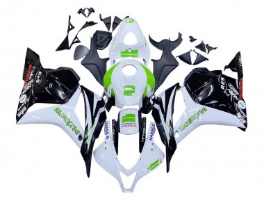 Wholesale 2009-2012 Honda CBR600RR Motorcycle Fairings - White Green Glossy Black Hannspree Canada