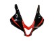 2009-2012 Honda CBR600RR Motorcycle Fairings - Red Glossy Black Matte Black Stripe Canada