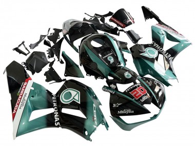 Wholesale 2013-2023 Honda CBR600RR Motorcycle Fairing - Teal Blue Glossy Black Petronas 20 Canada