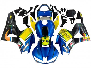Wholesale 2013-2023 Honda CBR600RR Motorcycle Fairings - Blue Yellow Matte Black Green Monster Shark Canada