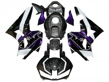 Wholesale 2013-2023 Honda CBR600RR Motorcycle Fairings - Black Carbon Fiber White Purple Red Bull Canada
