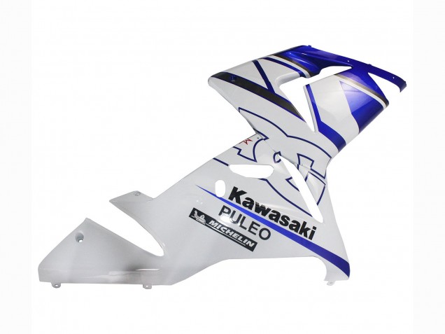 2004-2005 Kawasaki ZX10R Motorcycle Fairing - Black White Canada