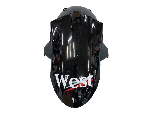2006-2007 Kawasaki ZX10R Motorcycle Fairings - Glossy Black White West Canada