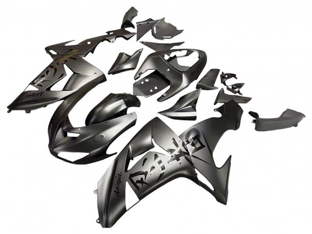 2006-2007 Kawasaki ZX10R Motorcycle Fairings - Matte Grey Canada