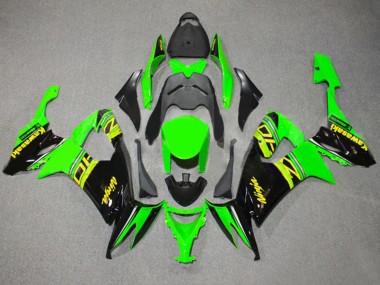 Wholesale 2008-2010 Kawasaki ZX10R Motorcycle Fairings - Green Glossy Black Yellow Canada