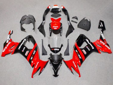Wholesale 2008-2010 Kawasaki ZX10R Motorcycle Fairings - Red Black Kick Elf Canada
