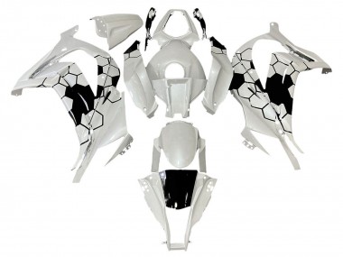 Wholesale 2008-2010 Kawasaki ZX10R Motorcycle Fairings - White Black Canada