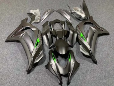 Wholesale 2016-2020 Kawasaki ZX10R Motorcycle Fairings - Matte Black Green Honeycomb Canada