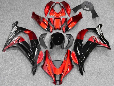 Wholesale 2016-2020 Kawasaki ZX10R Motorcycle Fairings - Red Glossy Black Canada