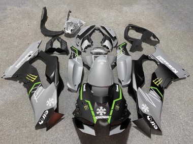 Wholesale 2021-2025 Kawasaki ZX10R Motorcycle Fairings - Grey Matte Black Green White Elf Snow Monster Canada
