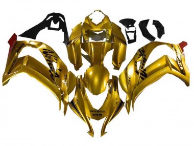 Wholesale 2021-2025 Kawasaki ZX10R Motorcycle Fairings - Gold Black Canada