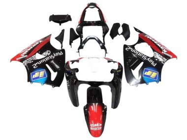 Wholesale 2000-2002 Kawasaki ZX6R Motorcycle Fairings - Glossy Black Red Blue Red PlayStation 2 Canada