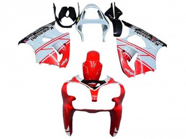 Wholesale 2000-2002 Kawasaki ZX6R Motorcycle Fairings - White Red Black Canada