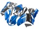 2007-2008 Kawasaki ZX6R Motorcycle Fairings - Black Blue Elf Canada