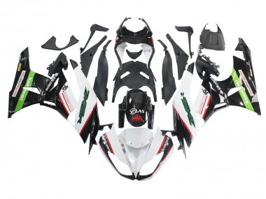 Wholesale 2009-2012 Kawasaki ZX6R Motorcycle Fairings - White Red Black Green Canada