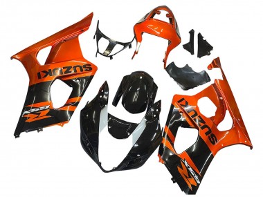 Wholesale 2003-2004 Suzuki GSXR 1000 Motorcycle Fairing - Burnt Orange Glossy Black Canada