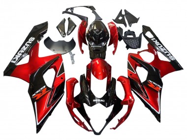 Wholesale 2005-2006 Suzuki GSXR 1000 Motorcycle Fairings - Red Glossy Black Canada
