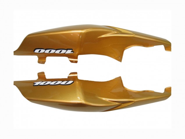 2007-2008 Suzuki GSXR 1000 Motorcycle Fairings - Gold Black Silver Decal Canada