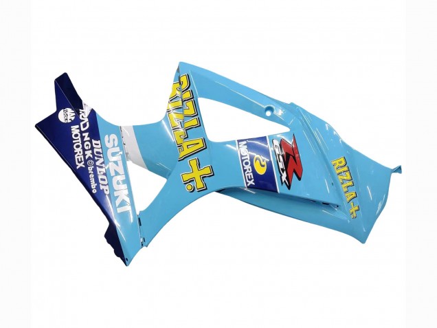 2007-2008 Suzuki GSXR 1000 Motorcycle Fairings - Light Blue Yellow Black Motul Rizla Canada