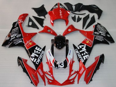 Wholesale 2009-2016 Suzuki GSXR 1000 Motorcycle Fairings - Red Black White 13 Canada